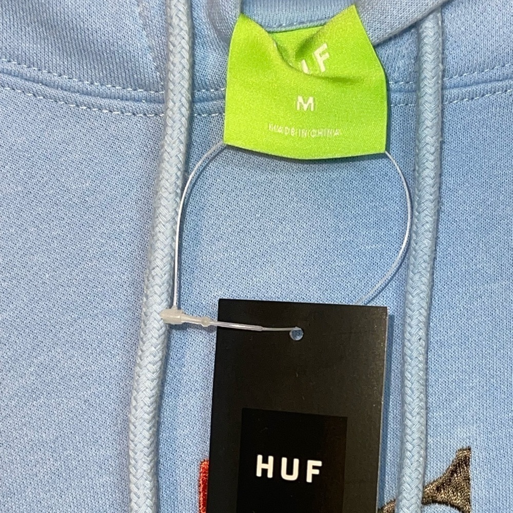 NWT- Huf dog pullover hoodie. Size medium H Dog - Picture 5 of 6